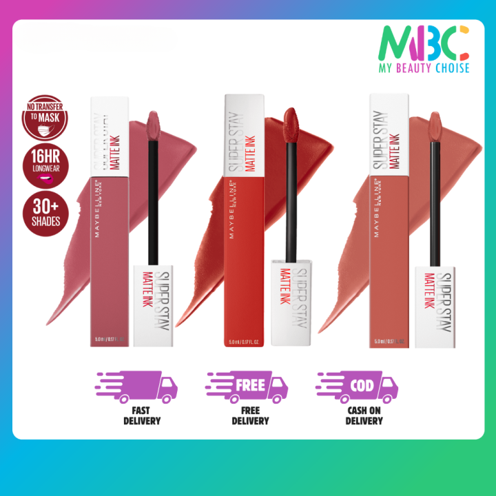 Maybelline SuperStay Matte Ink Lipstick - Super Stay Matte Ink Lip Cream Tahan Lama 24 Jam