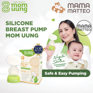 MOM UUNG Silicone Breastpump Pompa ASI Silikon / Penampung ASI Pumping Breast Feeding 120ml / BPA Free Food Grade / Momuung Bandung