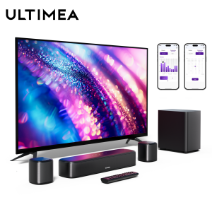 ULTIMEA Sound Bar Home Theater 5.1ch Speaker 250W Soundbar for smart TV Subwoofer Speaker