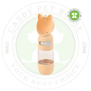 3 in 1 Pet Travel Feeding Cup/Portable Cat Dog Water Bottle with Cup-Cat Shape Cup