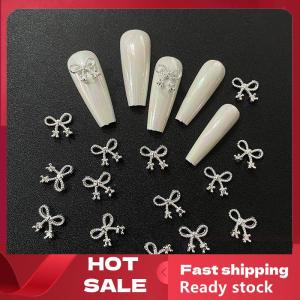 🚚【Local Express Delivery】🚚 Gold Silver Flowers Manicure Accessories Nail Rhinestones Nail Art Jewelry Bow Nail Decorations 3D Nail Art Drills
