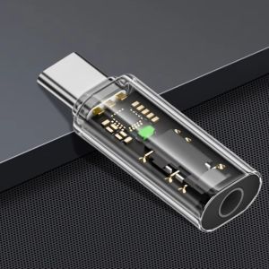 UTOPUS Giắc cắm Type-C sang 3.5 mm Bộ chuyển đổi âm thanh máy tính mini Bộ chuyển đổi Aux 3.5mm Di động Hỗ trợ cuộc gọi thoại Bộ chuyển đổi tai nghe loại C