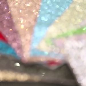 12x20cm Self Adhesive Crystal Rhinestone Diamond Ribbon Glitter Sticker for DIY Arts Crafts Party