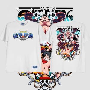 Anime Fashion Printed Short-Sleeved T-shirt Men and Women Summer New Street Style