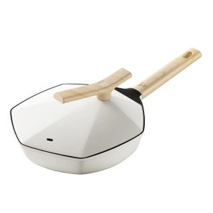 Cate Maker Non-Stick Pan Titanium Wok Frying Pan Household Cooking Pan Stew Pot Soup Pot Octagonal Pot Universal pot for gas stove and induction cooker Cartermark Titanium Octagonal Pot Popular Pot