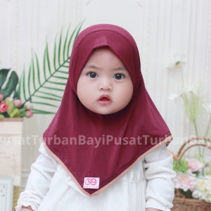 Kerudung Bayi / Hijab Bayi Fathin / Jilbab Bayi Perempuan 0-4 Tahun