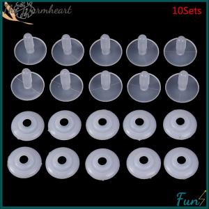 【The Warmheart】 20Pcs(10sets) Plastic Doll Joints Dolls Accessories For Toys Making DIY Crafts