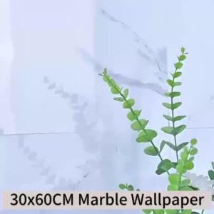 50 PCS 30x60cm Marble Wallpaper PVC Vinyl Tiles For Kitchen Venyl Tiles Sticker Waterproof Adhesive