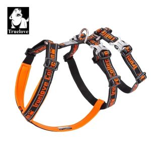 Truelove Dog Harness Nylon Brigh Reflective MaterialHarness Used withLeash Collar SBR Submersible Dnauf Buckle TLH65712026
