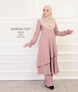 Suit Baju Labuh Muslimah Marissa Haji Umrah (Nursing) 10.0 | Suit Haji Umrah Plus Size