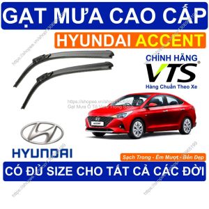 Gạt Mưa Kính Lái Hyundai Accent Cặp Gạt Mưa Kính Lái Cho Các Dòng Xe Hyundai Accent Có Đủ Size Cho Các Đời Xe Accent
