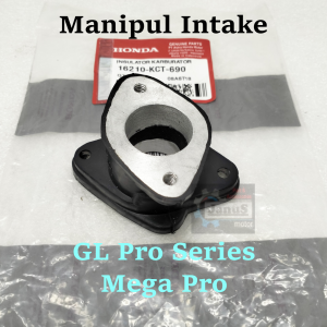 INTAKE MANIPUL KCT HONDA MEGA PRO PRIMUS GL PRO SERIES KUALITAS ORIGINAL PRESISI TIDAK BOCOR DAN ANTI PANAS (Bisa Cod)