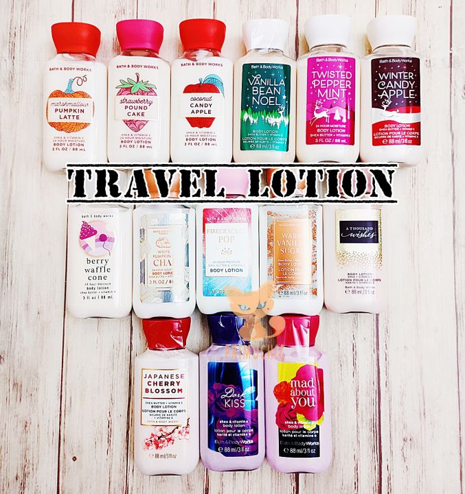 Bath & Body Works Travel Body Lotion 88ml Body Moisturizer Lazada