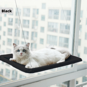 Cat Hammock Window Hanger Up To 17.5kg Hanging Pet Bed Washable Detachable Suction Shelf 55x35cm