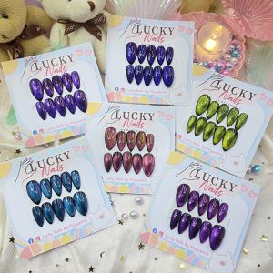 LZ115 เล็บปลอมเจลแท้พร้อมติด ฟรีกาว+ตะไบ และของแถมสุด cute