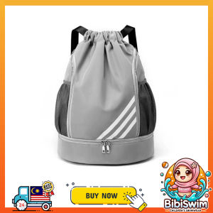 BIBISWIM Drawstring Bag Swimming Football Basketball Bag Waterproof Backbag Hiking Bag Sport Bag 双肩包