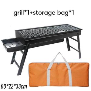 SG Gadget® Outdoor Stainless Steel Grill Charcoal Portable Folding BBQ Grill