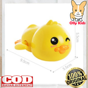 [Bisa Cod] Ollykids MA06 Mainan Air Bentuk Bebek Lucu Bisa Bergerak Di Air Mainan Mandi Anak