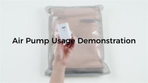 BAGSMART Vacuum Packing Cubes for Travel with Rechargeable Air Pump 18 Pack Storage Bags for Travel & Home