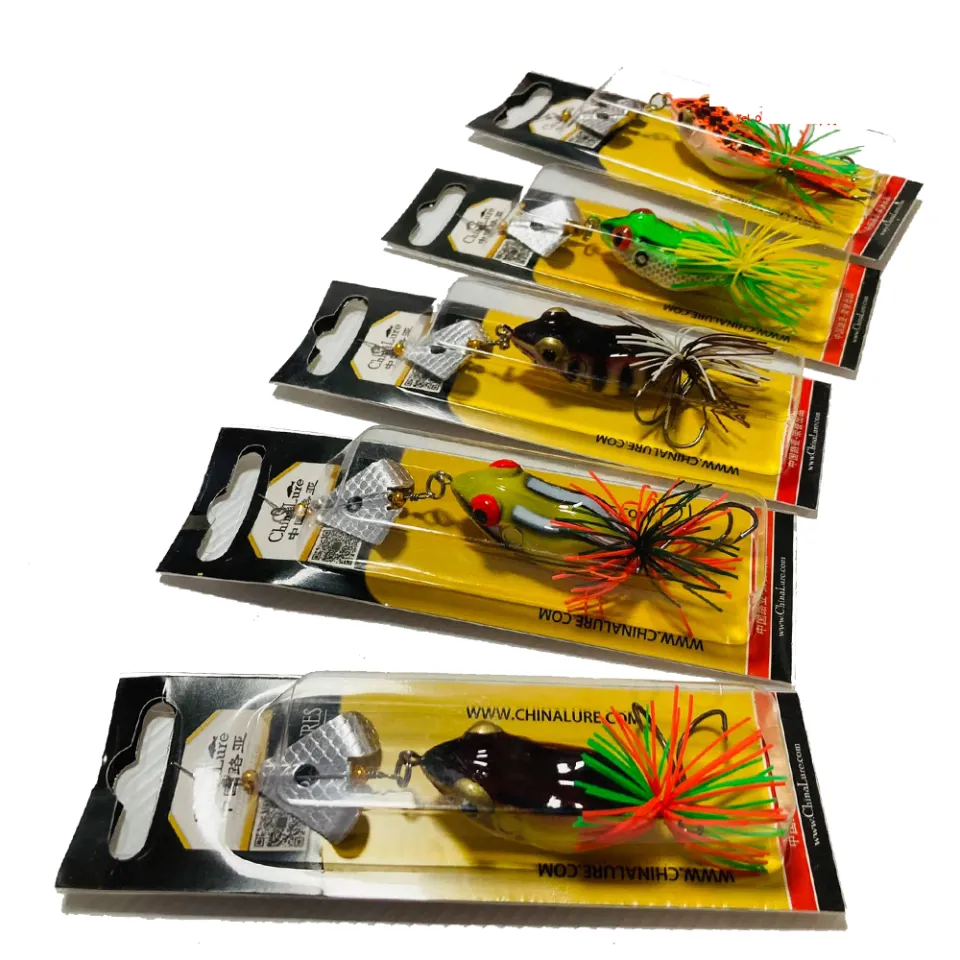 1PCS Fishing Lure With Propeller Large Noise Isca Frogs Lure 135mm 9g Pesca  Frogs Sinking Snakehead