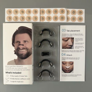 Comfort Nasal Breathing Expander Dilator Relief Snoring and Nasal Congestion Alleviation Improve Sleeping Quality Breathing Dilators Kit