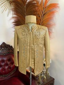 Beskap pengantin motif payet rambat | Beskap pengantin pria premium