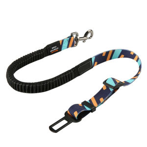 Vehicle Car Pet Dog Seat Belt Adjustable Safety Belt For Dog In The Car Belt Accessories Travel Elastic Dog Leash Clip Harness 🔥พร้อมส่ง🔥สายจูงสุนัขสัตว์เลี้ยงในรถยนต์ สายรัดปรับระดับได้สำหรับสายรัดสุนัขในรถยนต์ สายจูงสุนัขยืดหยุ่นสำหรับการเดินทาง