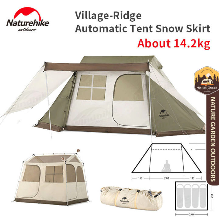 Naturehike Village 5.0 グリーン 『Village5.0 ワンタッチ テント