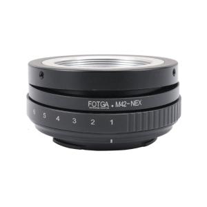 M42 Tilt Adapter Manual Focusing Lens Adapter Replacement for F3 VG-900 EA50 FS100 FS700 A6000 Camera