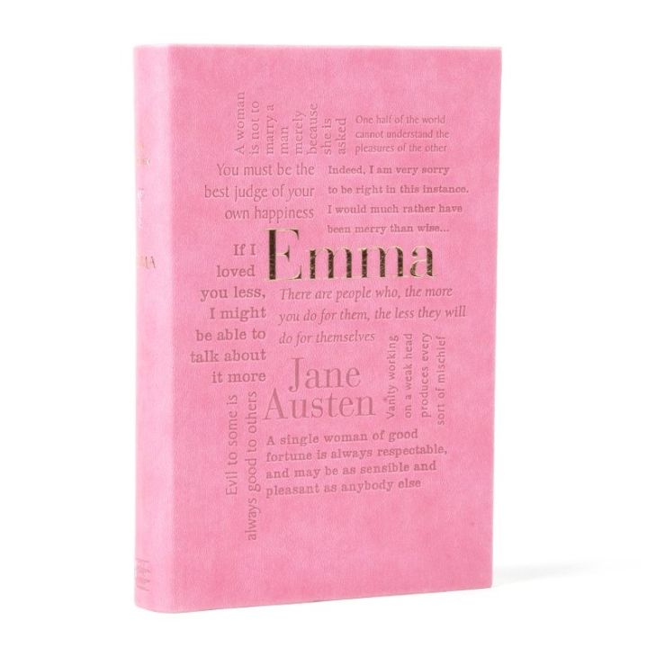 English original word cloud series emmajane Austen soft hardcover leather cover Emma (word cloud Classics) leather cover