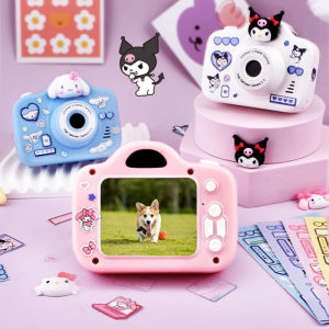 Sanrio Cinnamoroll Kuromi HelloKitty Camera 2000W Hd Pixel Mini Portable Child Built-In Game Music Filter Girl Birthday Gift
