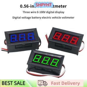 SHPYHT Digital Voltmeter DC 100V 10A Voltmeter Ammeter Dual Digital Volt Meter Gauge Electromobile Motorcycle Car