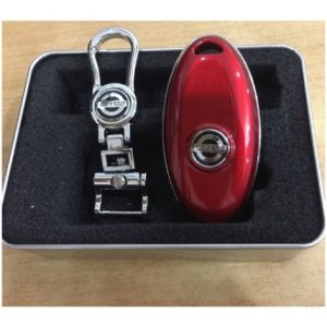 🔥Ready stock🔥Nissan Almera Sylphy X-Trail Grand Livina Keyless red Car Key Cover