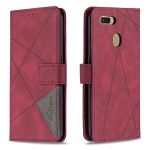 For OPPO A5S A7 AX7 AX5S A12 Phone Case Magnetic High Quality Leather Wallet Card Slot Flip Cover Casing