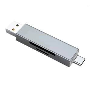 Cổng đôi USB2.0 Loại C Bộ Nhớ thiết bị đọc thẻ TF Cho Máy Tính Điện Thoại Máy Tính Bảng Phích Cắm Và Chơi Thiết Kế USB C Đầu Đọc