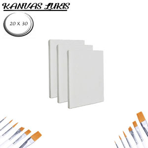 KANVAS LUKIS 20 X 30 CM / CANVAS LUKIS FRAME 20 X 30CM - SIAP PAKAI