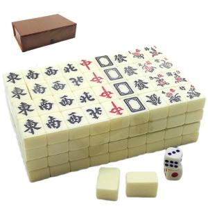 Complete Mahjong Game Set Condensed For Travel Parties And Home Use