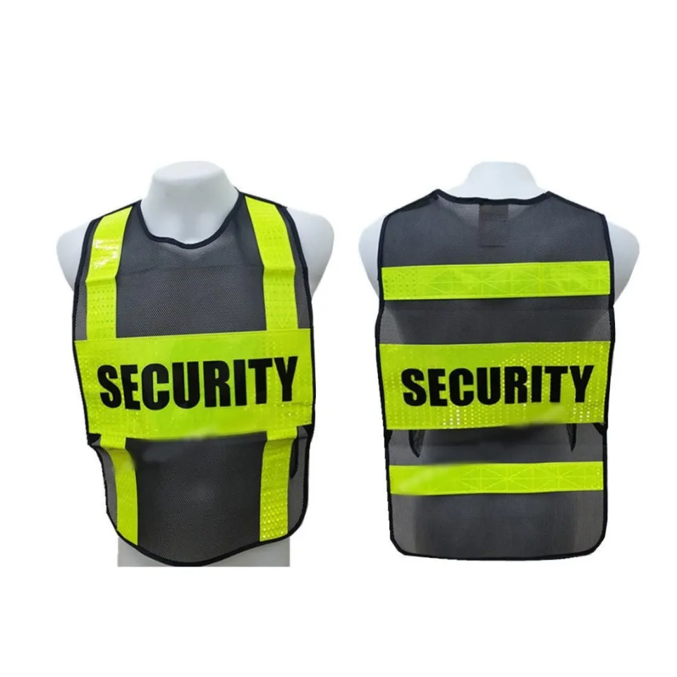 COD Security Net Vest Security Guard Uniform Reflectorized Vest