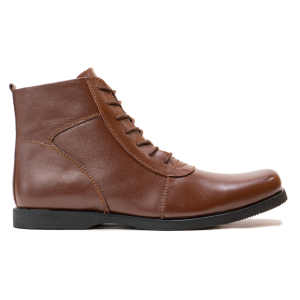 Sepatu Boot Pria Sepatu Boots Tali 7 Hole dan Resleting Kulit Outsole Ribber Anti Slip M.BLY3013