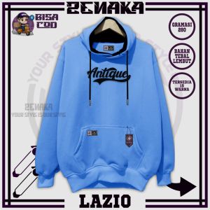 Hoodie Sweater Pria Tebal Warna Abu cream Jaket Hoodie Pria Aesthetic Distro Abu Paralon List Antique Size M L XL XXL Zenaka