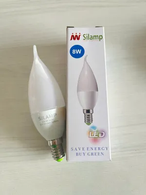 Bóng đèn led ngọn nến công suất 8W đui E14 dành đèn chùm đèn trang trí