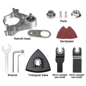Original Swing sawI-convert ang grinder ng anggulo sa oscillating saw Cordless Oscillating Multi Tool Angle grinder conversion tool head for 100mmAngle grinder