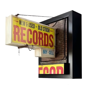 Musical Theme Wall Lamp Record Store Retro Wall Light with Music Unique Gift For Record Collector