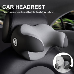 Car Neck Pillow Memory Foam Neck Support Pillow for Neck Pain Relief U-Shaped Ergonomic Design Soft Headrest Pillows for Car Seat Driving Travel and Home