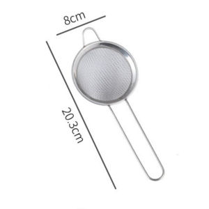 8/10CM Stainless Steel Wire Fine Mesh Oil Strainers Flour Colander Sieve Sifter Filter Baking Tool