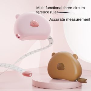 ANBIHE Double Scale 1.5m Tape Measure Retractable Centimeter Inch Soft Cloth Ruler Multifunctional ic Retractable Measuring Tape Body Measurement