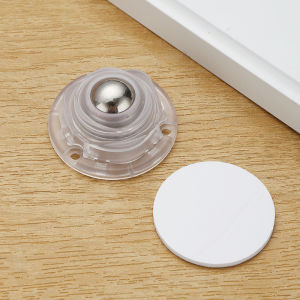 Adhesive Stick Roller Wheel Caster Base non-drilling mobile pangkalan roda perekat jenis bola万向轮滑轮底座滚轮可粘贴滚珠静音