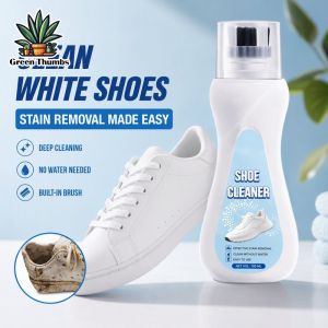 Shoe Cleaner Kit White Sneakers Cleaning Foam Brush Head Quick Dry Anti Yellow Shoe Care