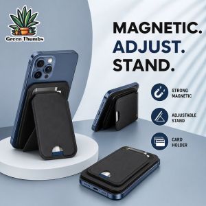 Magsafe Magnetic Wallet Case Card Holder Rfid Shield Slim Leather Kickstand Detachable For Iphone 12 13 14 15 16