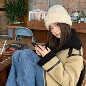 Follow Get New[Beautiful SS] Solid Color Hats Autumn Winter Warm Cap For Women Girls Simple Outdoors Warm Caps Fashion Versatile Daily Casual Caps Gifts